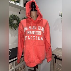 Anna Maria Island Florida Hoodie - Coral